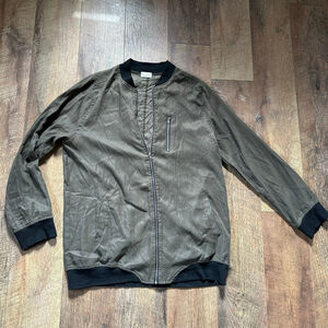 Men's Coqueta International Bomber Jacket L Olive Green Black